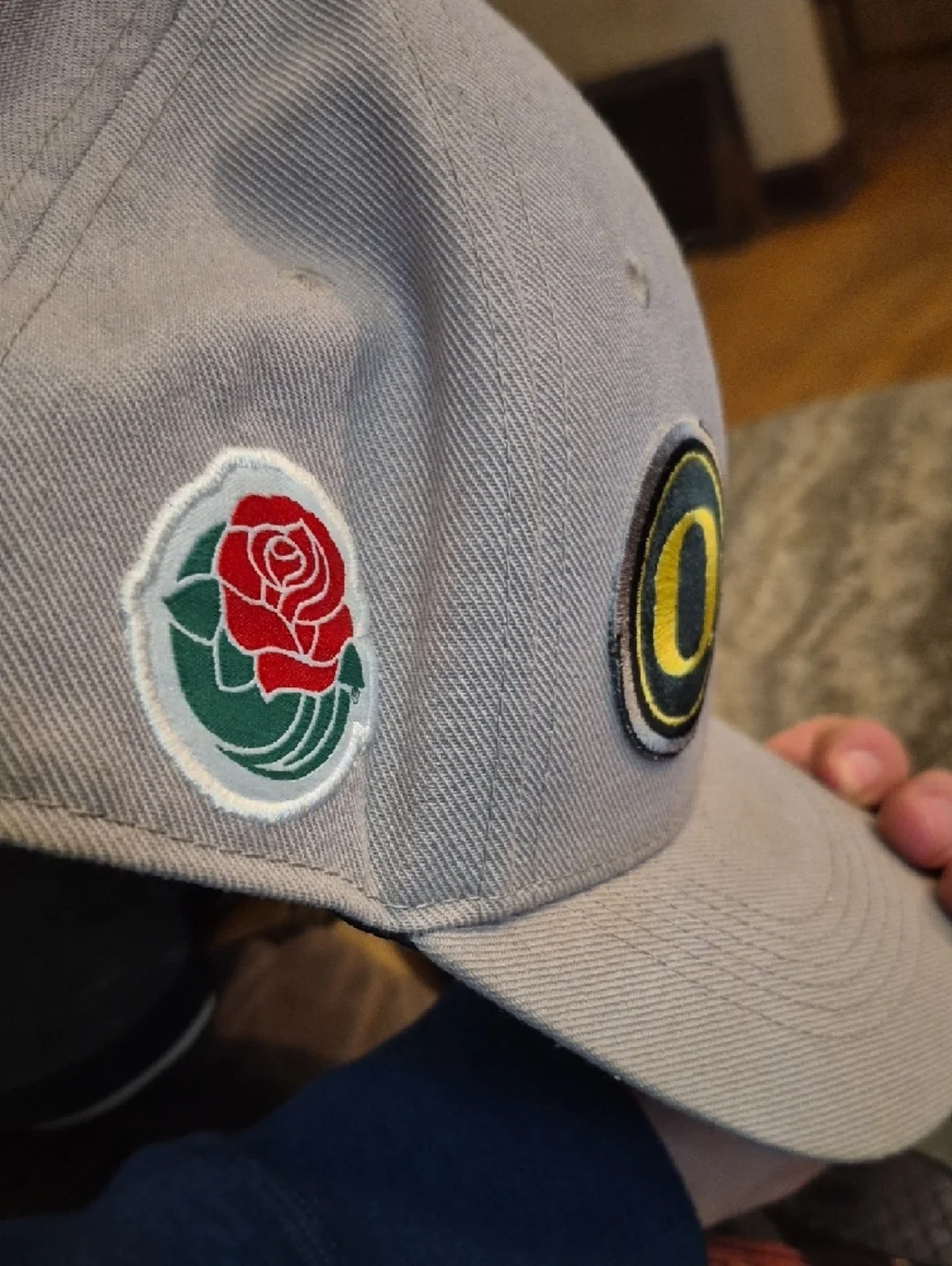 Nike Gray Oregon Rose Bowl Champions Embroidered Baseball Cap